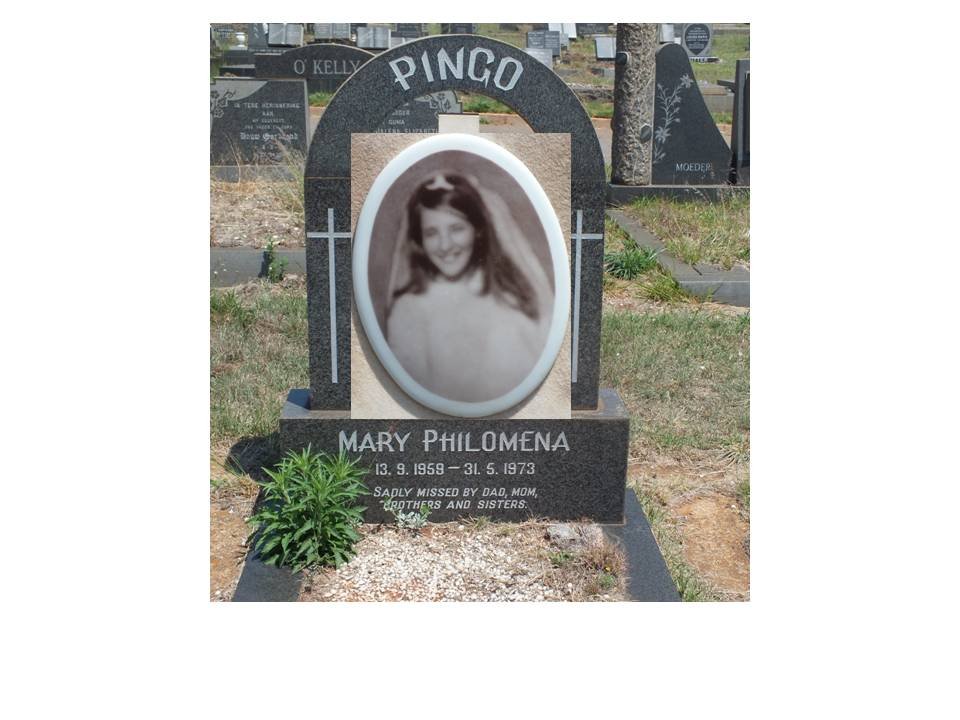 PINGO Mary Philomena 1959-1973