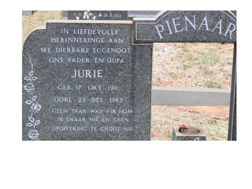 PIENAAR Jurie 1911-1983