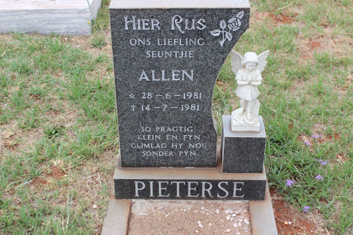 PIETERSE Allen 1981-1981