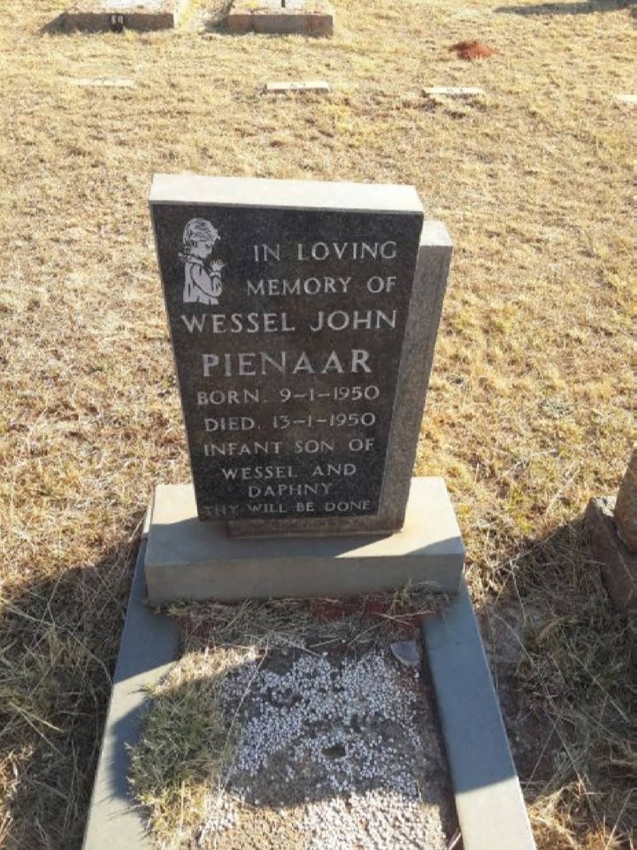 PIENAAR Wessel John 1950-1950
