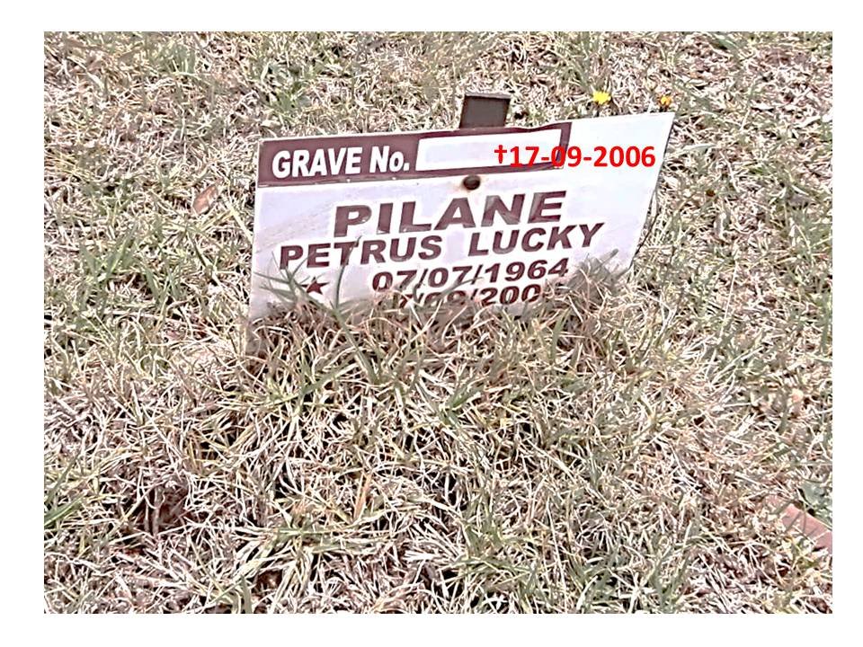 PILANE Petrus Lucky 1964-2006