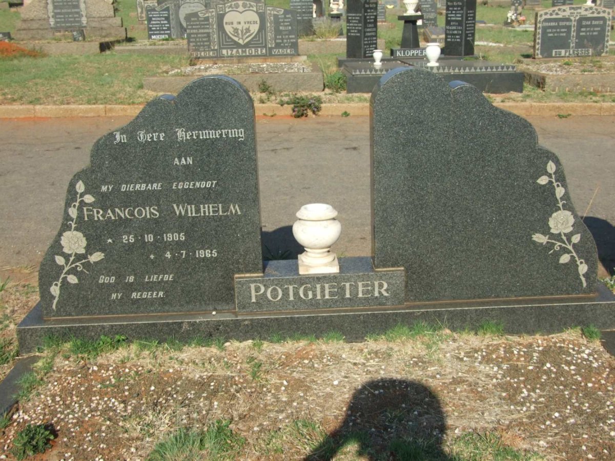 POTGIETER Francois Wilhelm 1905-1965
