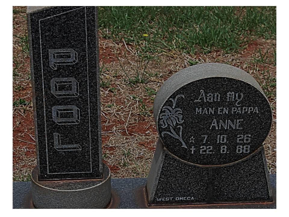 POOL Anne 1926-1988