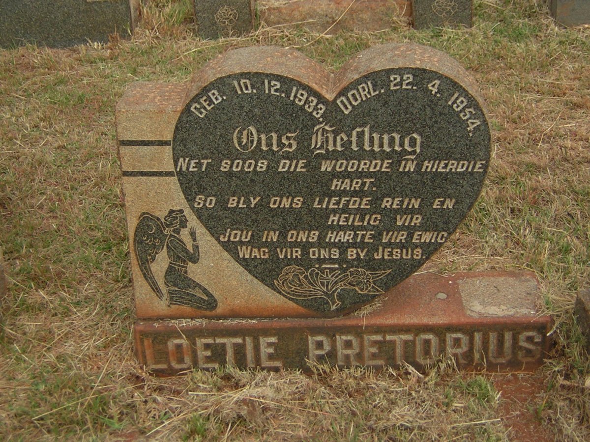 PRETORIUS Loetie 1933-1954