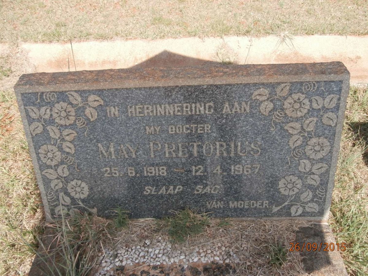 PRETORIUS May 1918-1967
