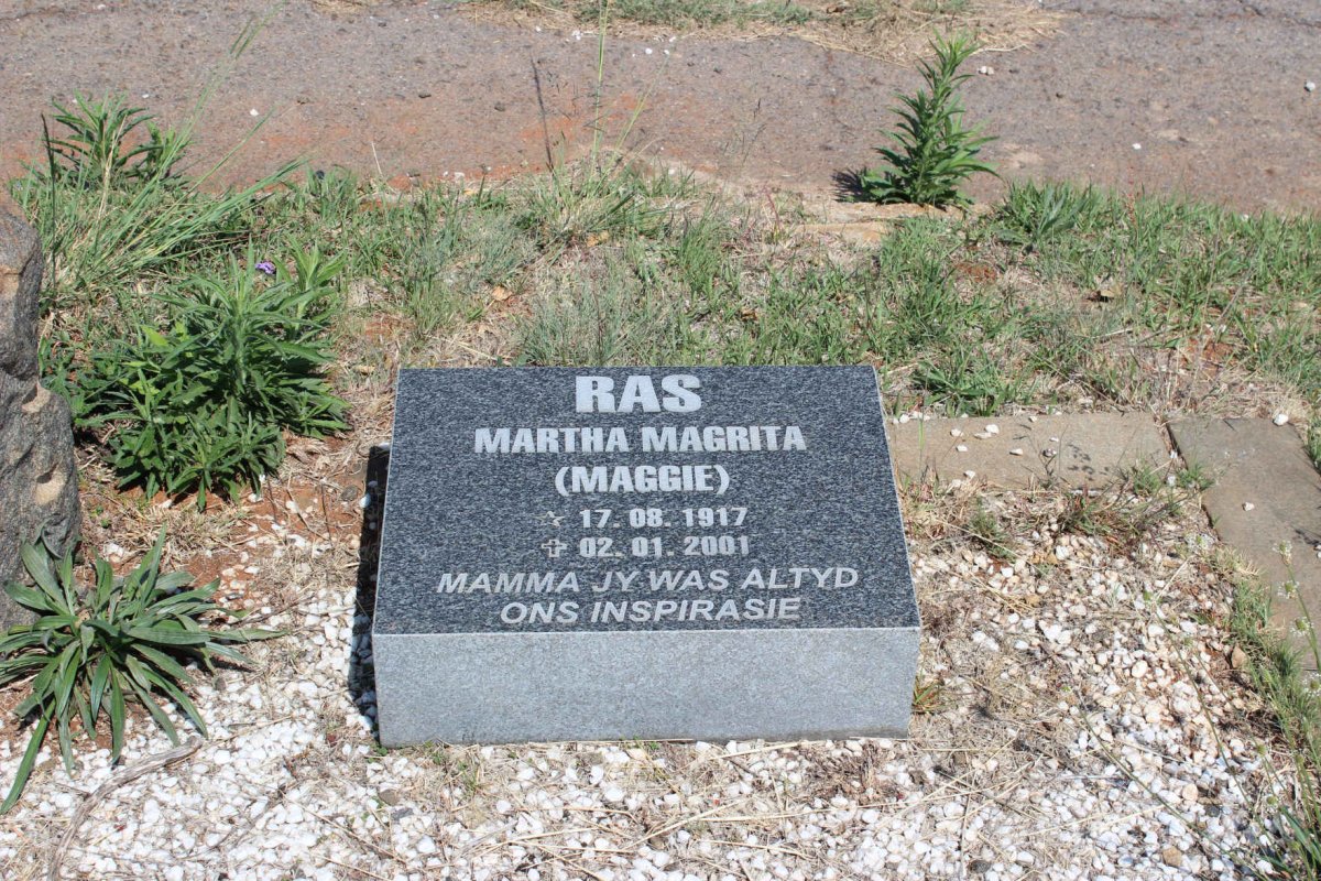 RAS Martha Magrita 1917-2001