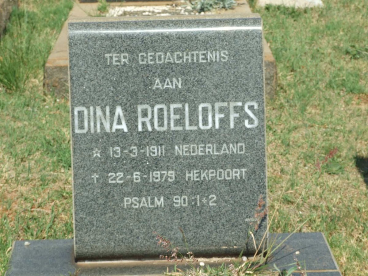 ROELOFFS Dina 1911-1979