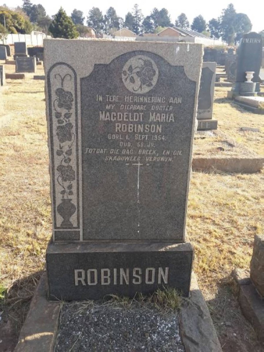 ROBINSON Magdeldt Maria -1954