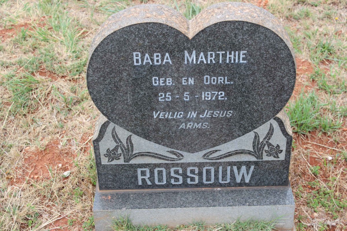 ROSSOUW Marthie 1972-1972