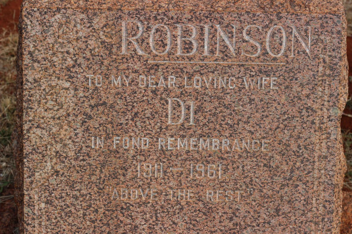 ROBINSON Di 1911-1961