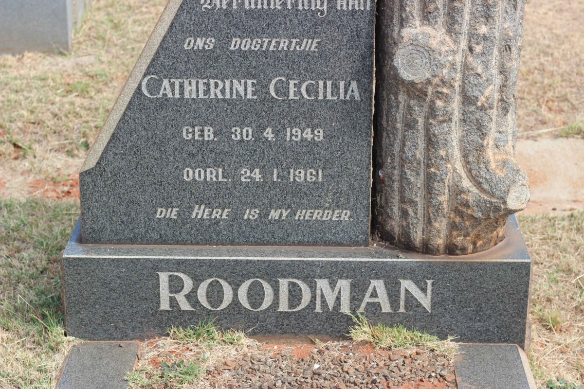 ROODMAN Catherine Cecilia 1949-1961