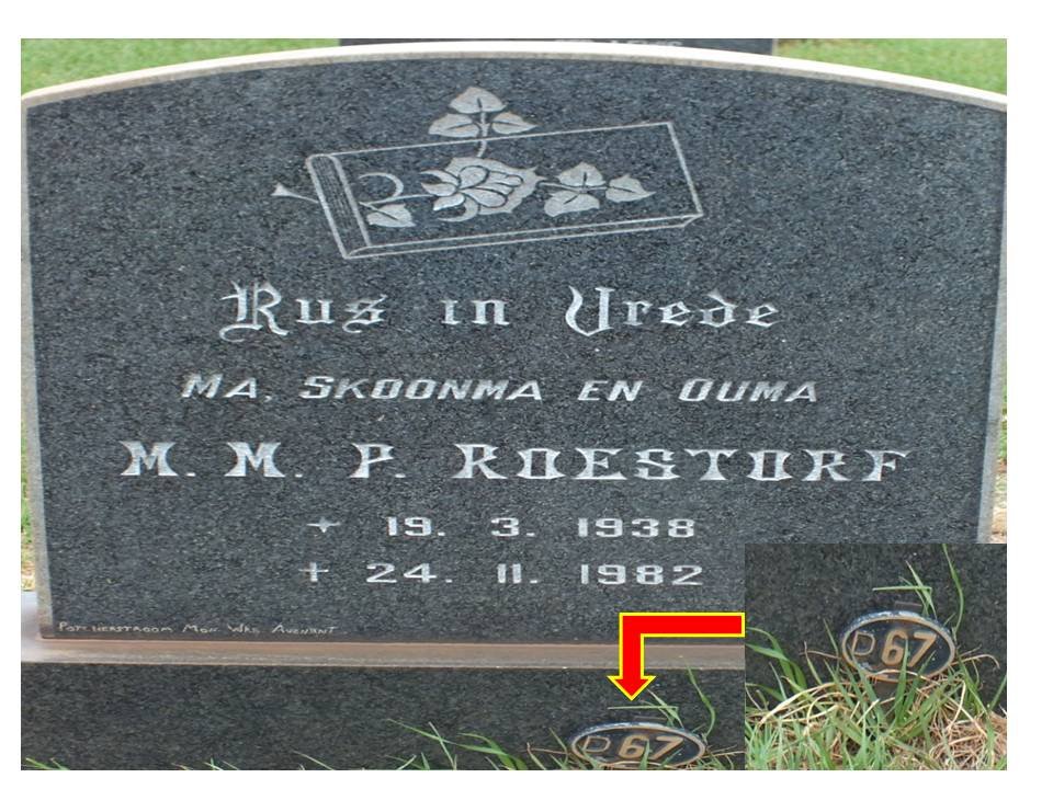 ROESTORF M.M.P. 1938-1982