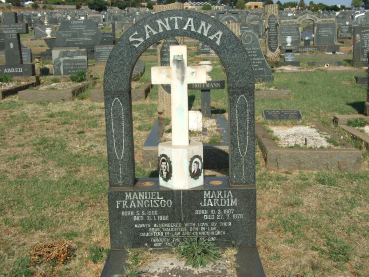 SANTANA Manuel Francisco 1906-1966 &amp; Maria Jardim 1907-1978