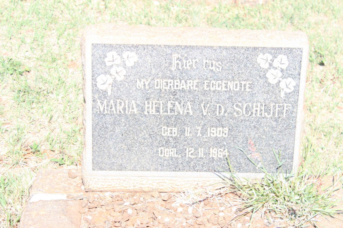 SCHIJFF Maria Helena, v.d. 1909-1964