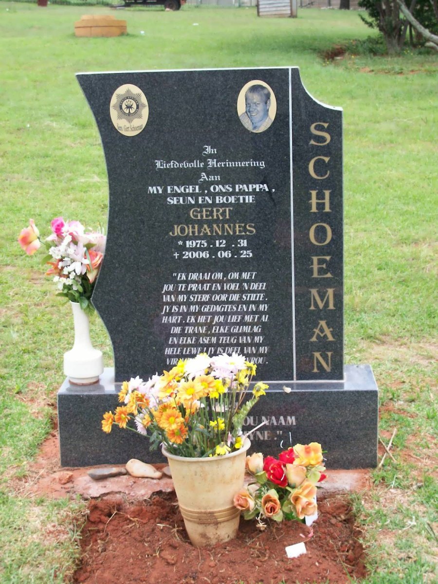 SCHOEMAN Gert Johannes 1975-2006