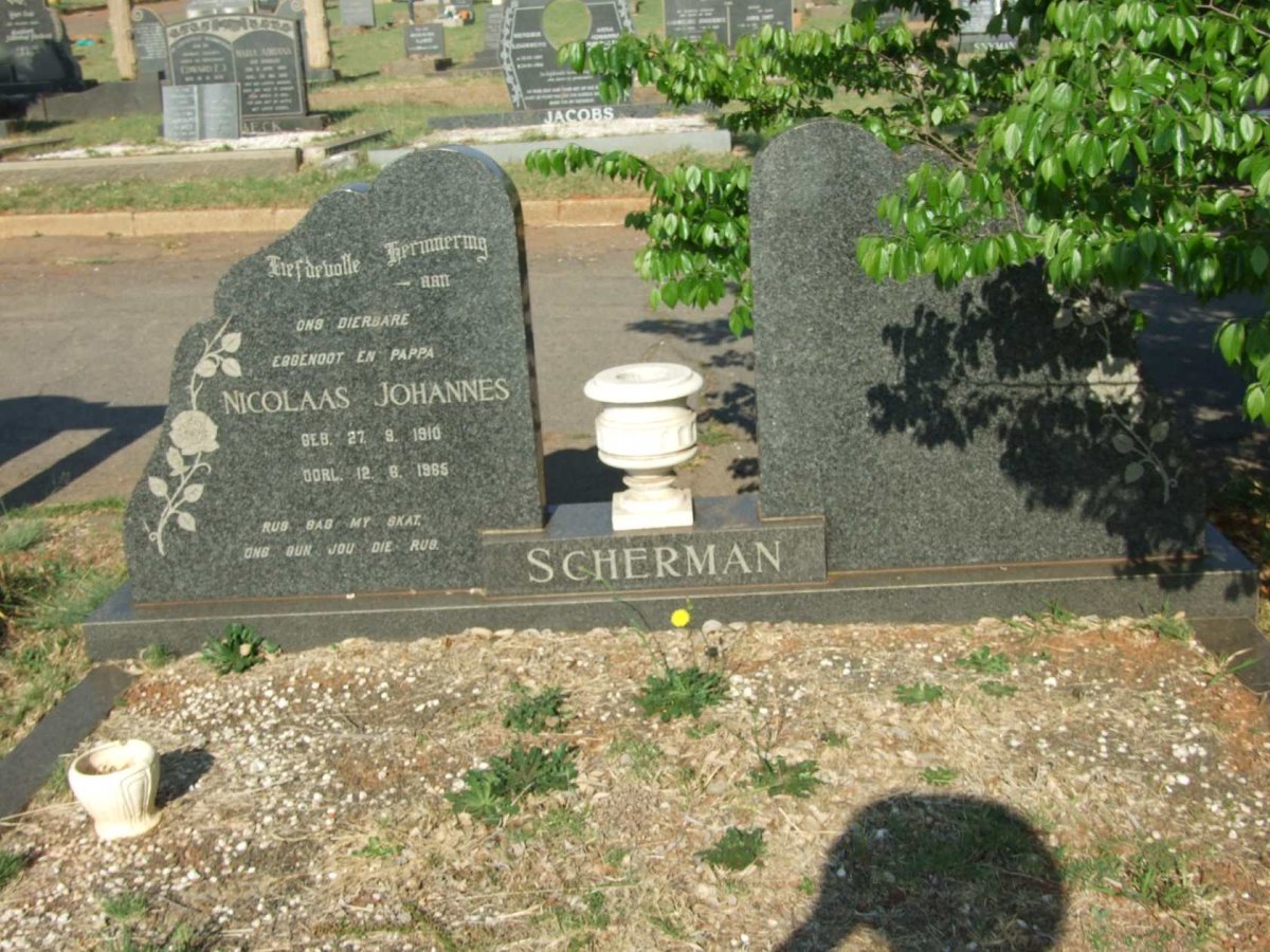 SCHERMAN Nicolaas Johannes 1910-1965