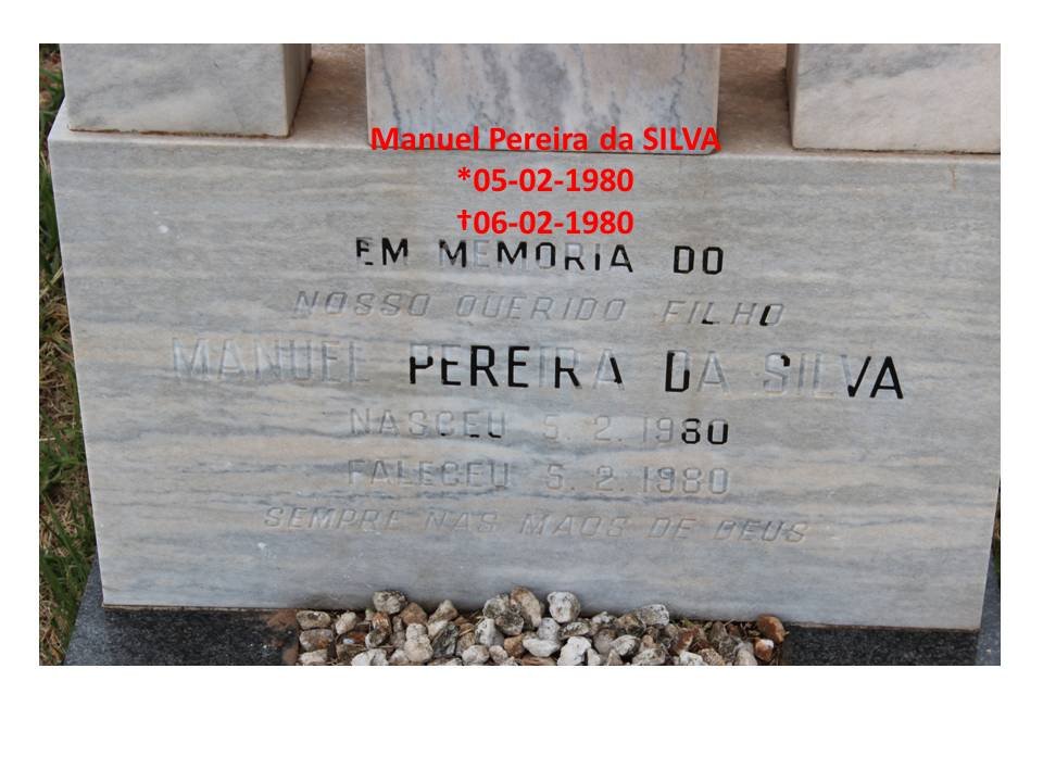 SILVA Manuel Pereira, da 1980-1980