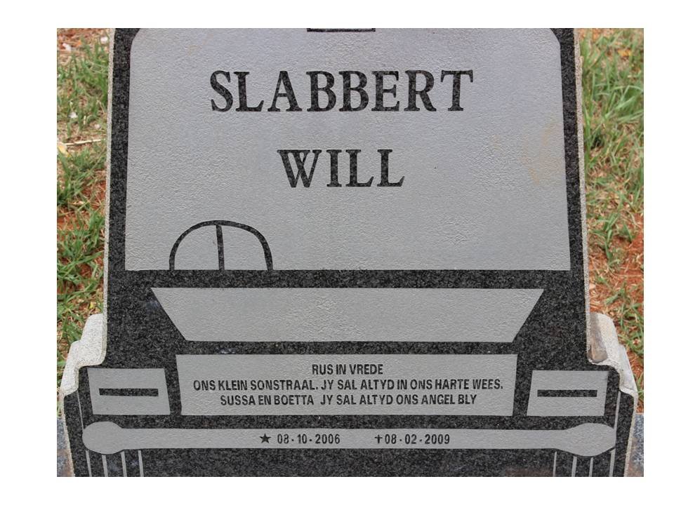 SLABBERT Will 2006-2009