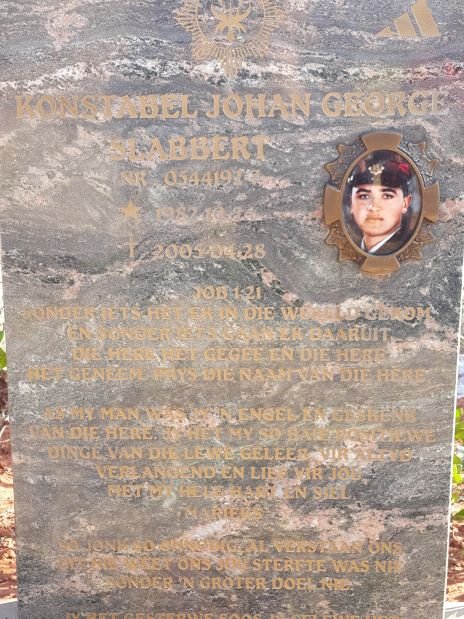 SLABBERT Johan George 1982-2005