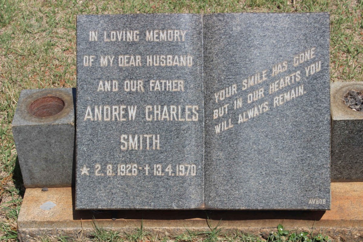 SMITH Andrew Charles 1926-1970