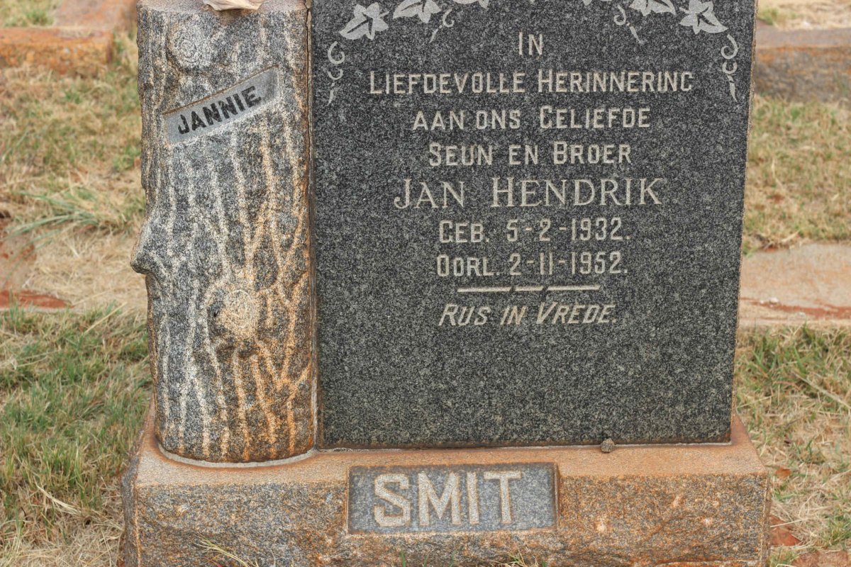 SMIT Jan Hendrik 1932-1952