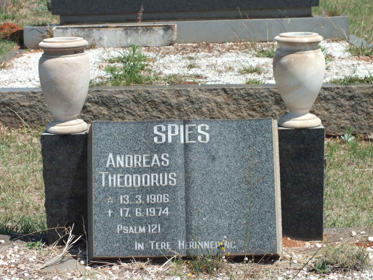 SPIES Andrea Theodorus 1906-1974