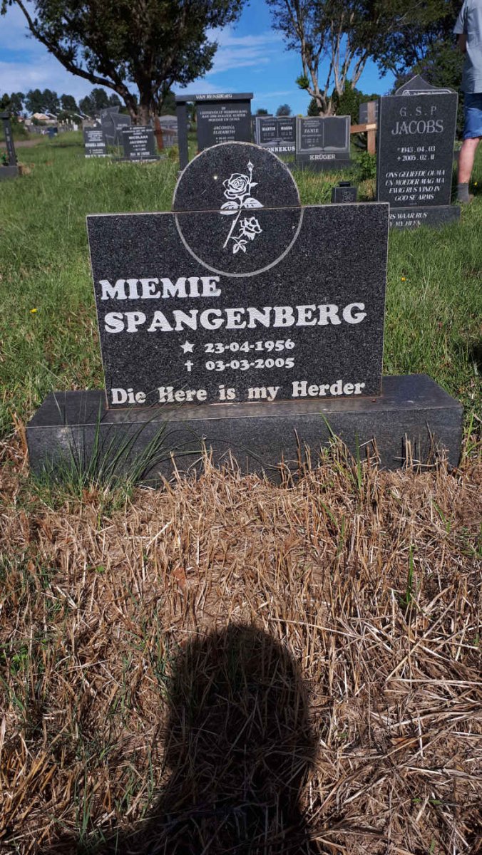SPANGENBERG Miemie 1956-2005