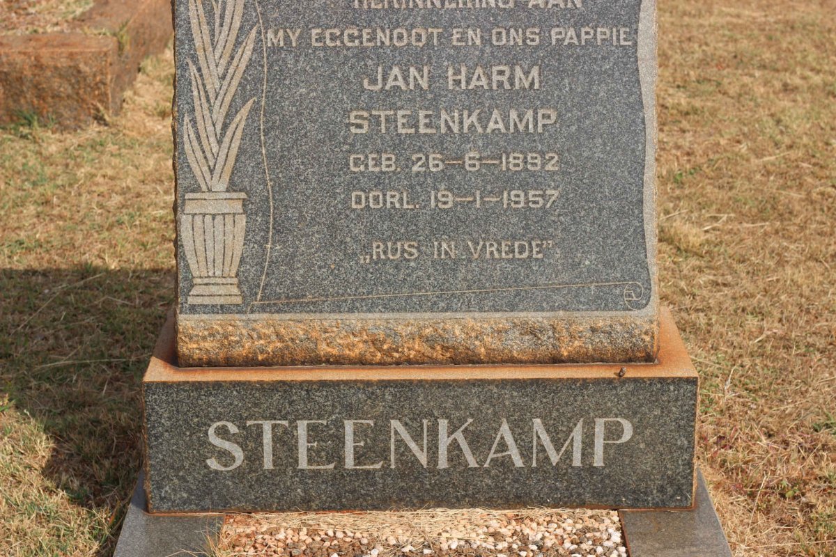 STEENKAMP Jan Harm 1892-1957