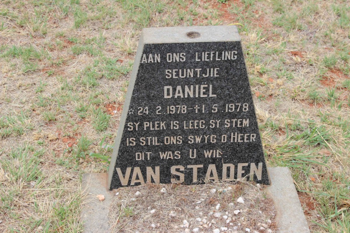STADEN Daniël, van 1978-1978