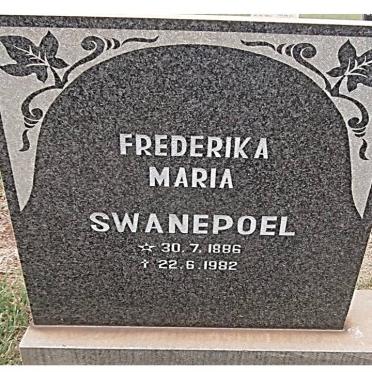 SWANEPOEL Frederika Maria 1886-1982