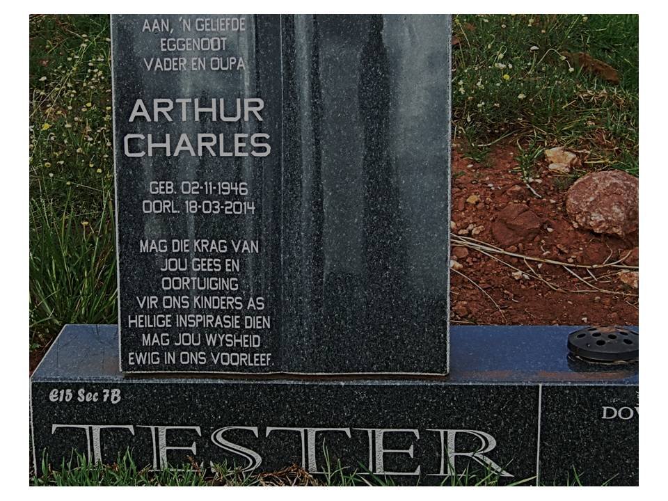 TESTER Arthur Charles 1946-2014