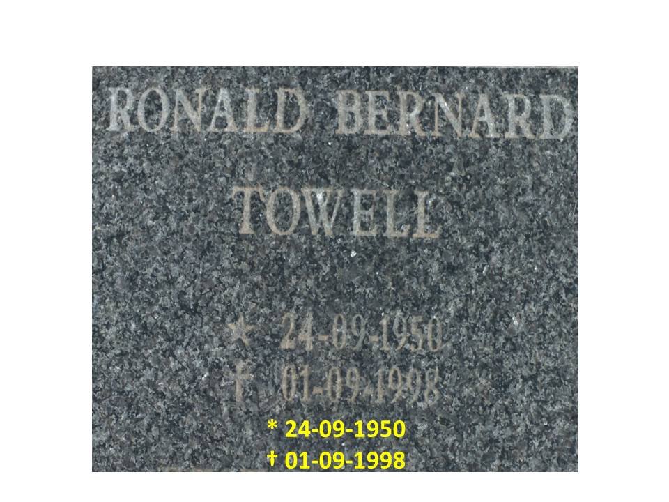 TOWELL Ronald Bernard 1950-1998