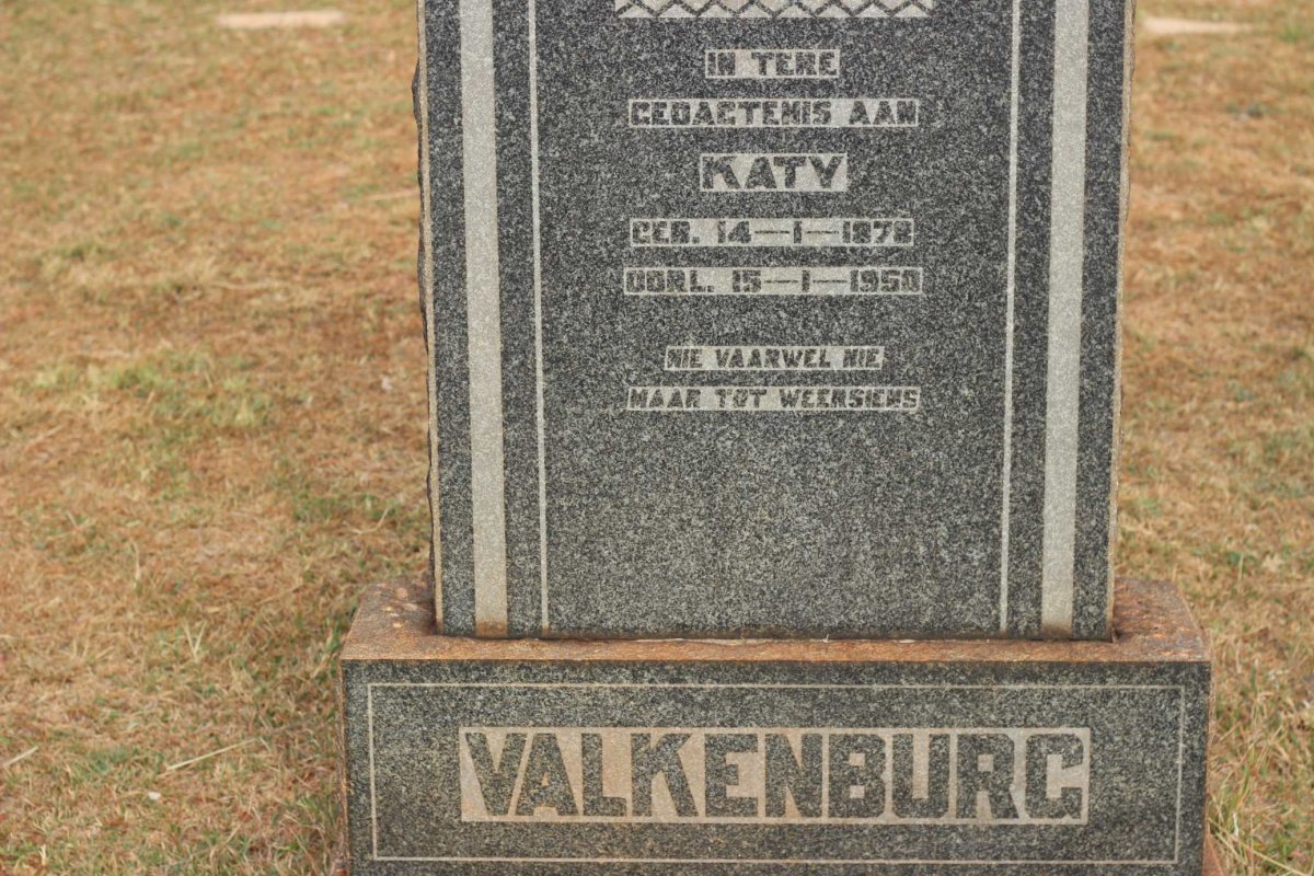 VALKENBURG Katy 1878-1950