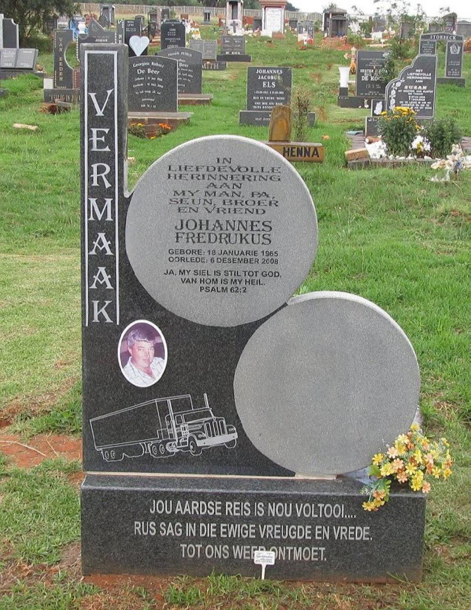 VERMAAK Johannes Fredrukus 1965-2008