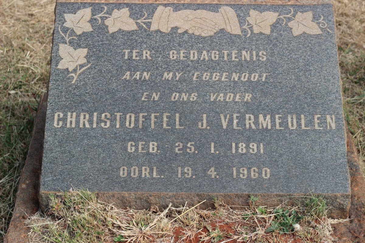 VERMEULEN Christoffel J. 1891-1960