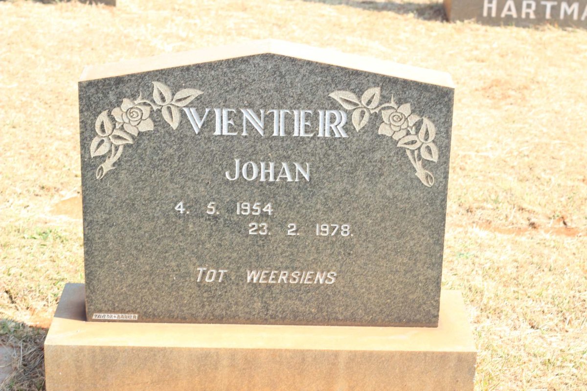 VENTER Johan 1954-1978