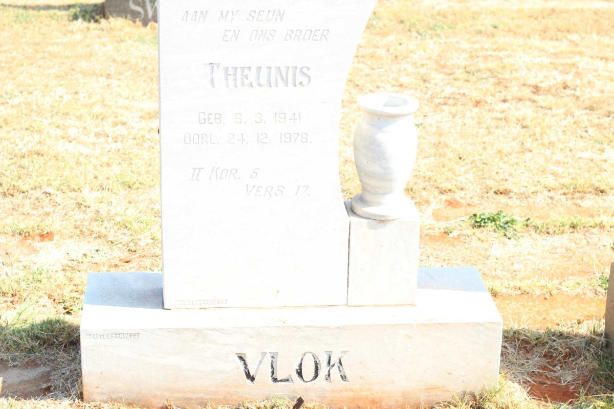 VLOK Theunis 1941-1978