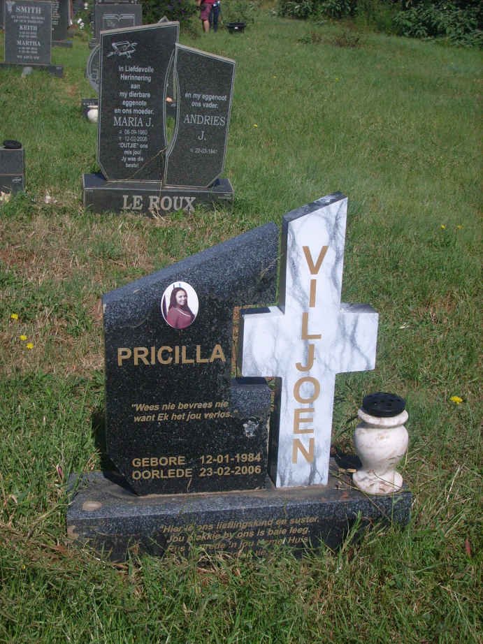 VILJOEN Pricilla 1984-2006