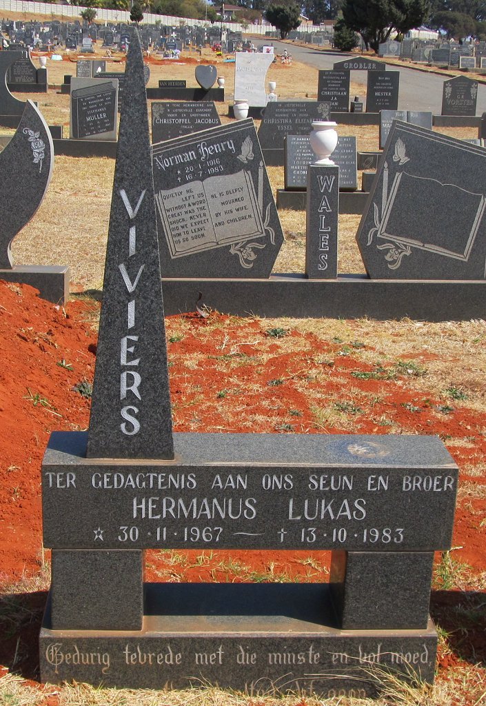 VIVIERS Hermanus Lukas 1967-1983