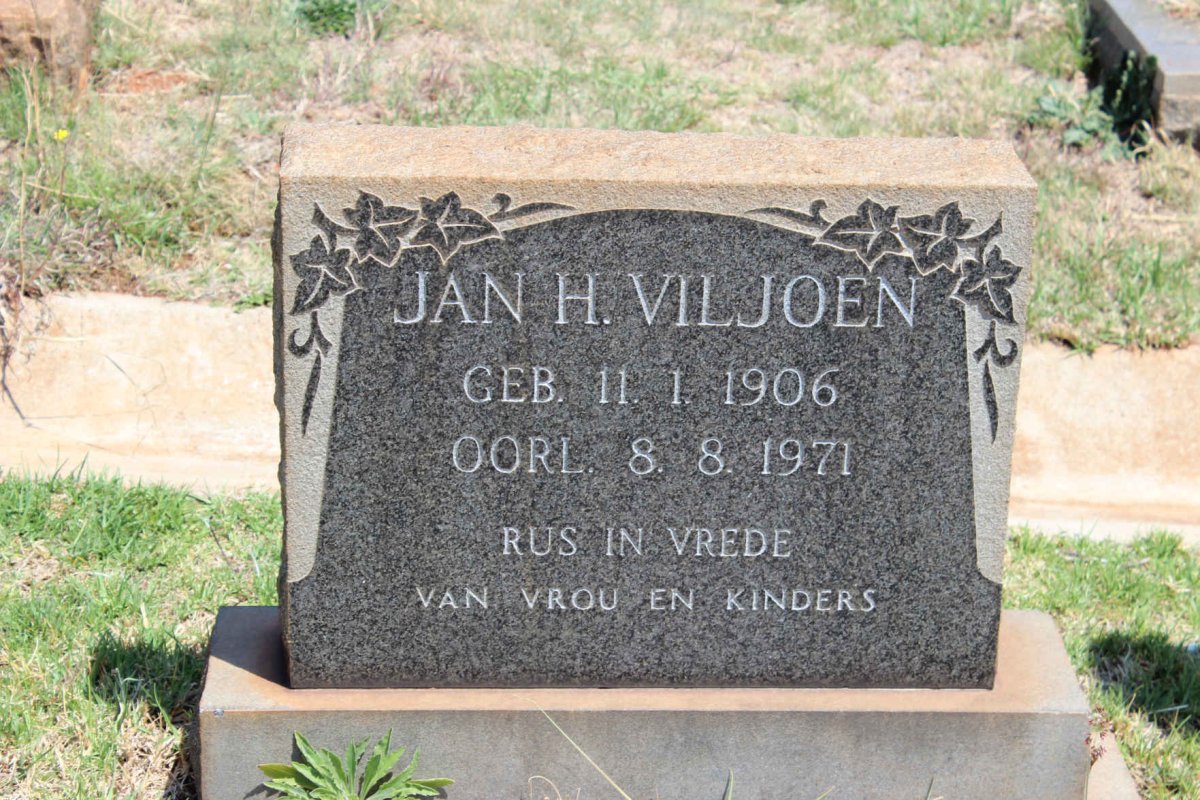 VILJOEN Jan H. 1906-1971
