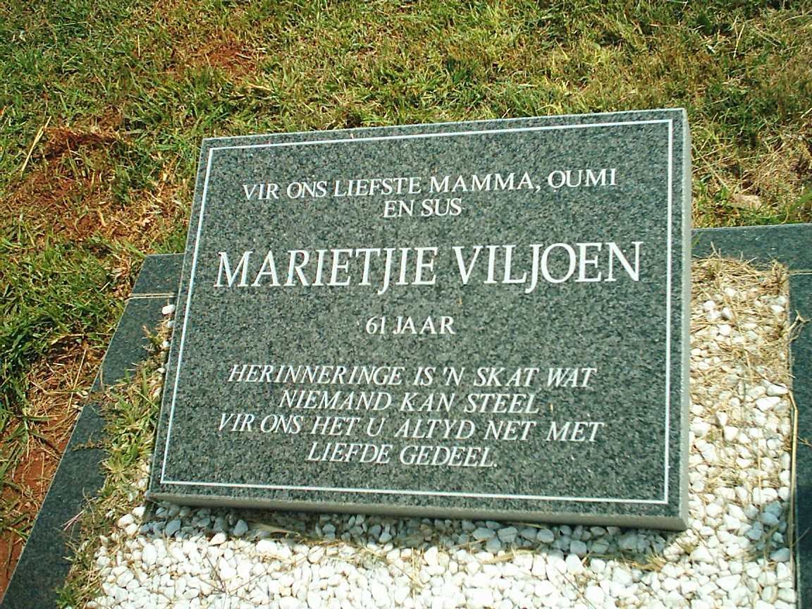 VILJOEN Marietjie