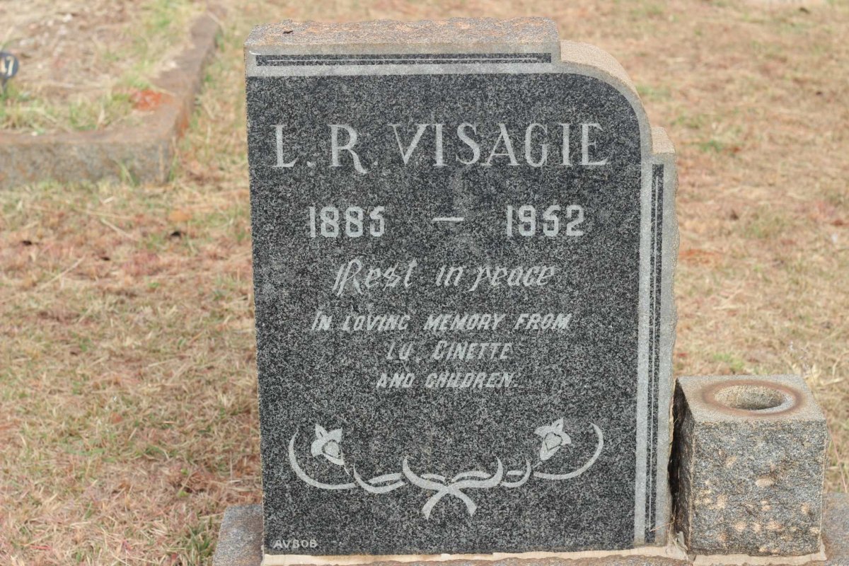 VISAGIE L.R. 1885-1952