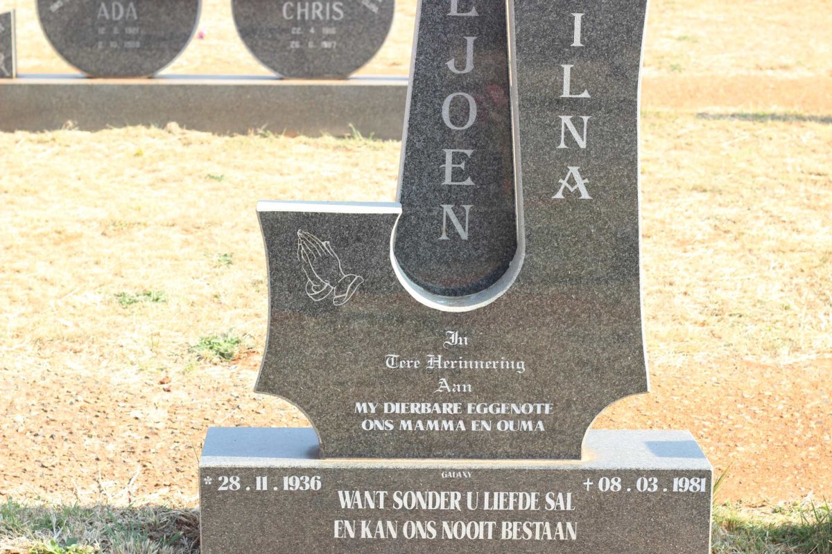 VILJOEN Wilna 1936-1981