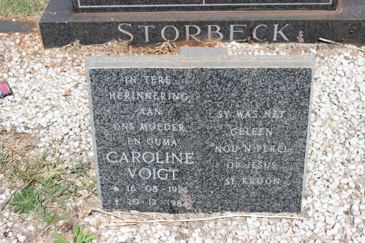 VOIGT Caroline 1914-1984