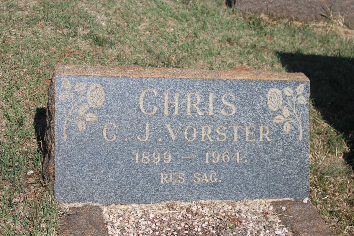 VORSTER C.J. 1899-1964