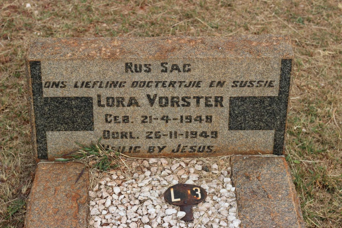 VORSTER Lora 1949-1949