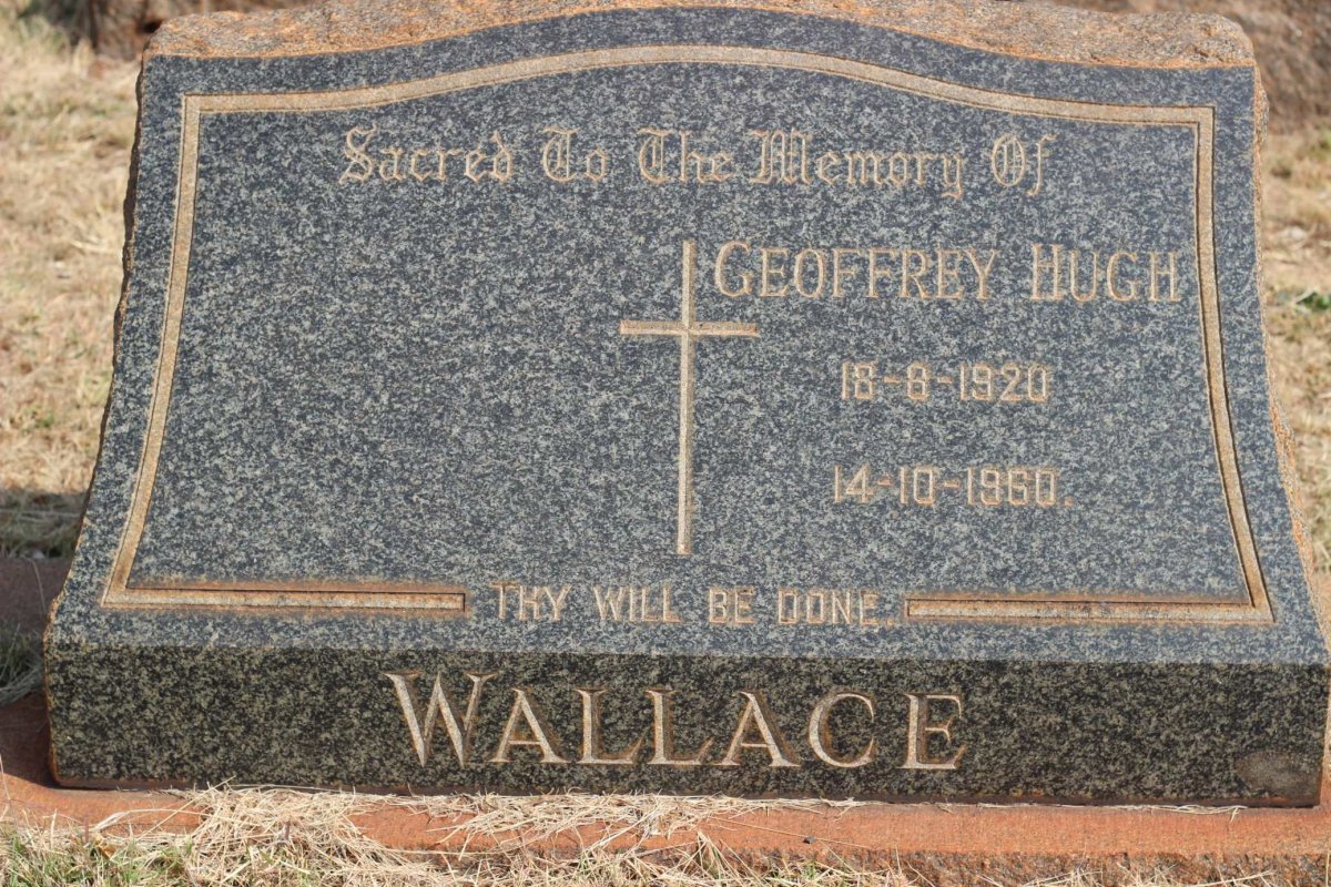 WALLACE Geoffrey Hugh 1920-1960