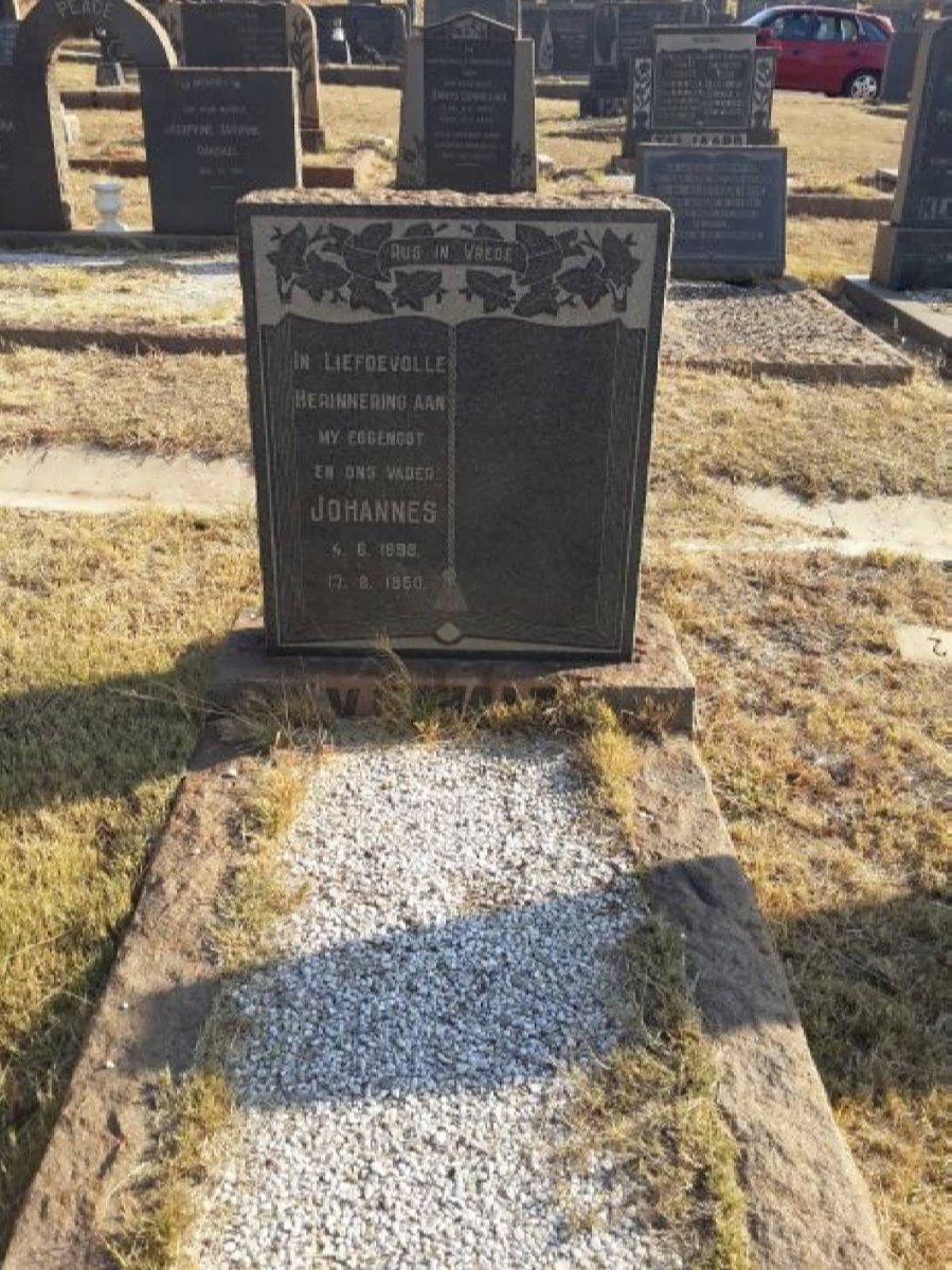 WALT Johannes, v.d. 1898-1950