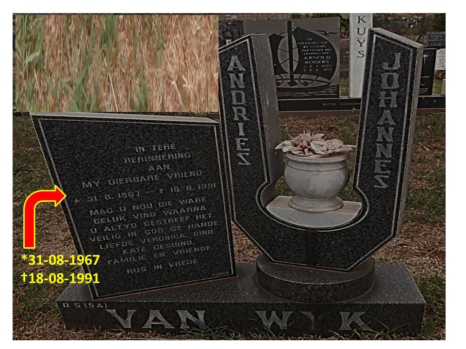 WYK Andries Johannes, van 1967-1991