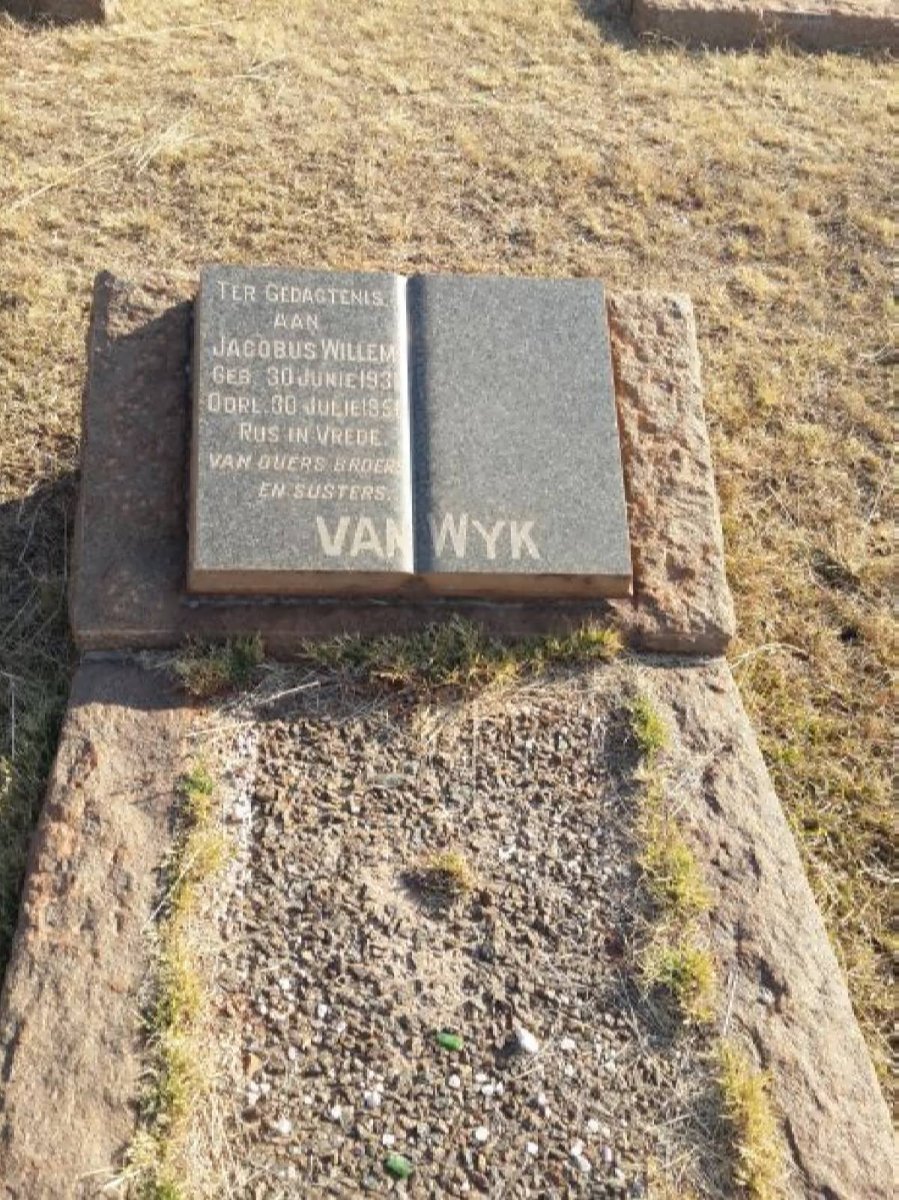 WYK Jacobus Willem, van 193?-195?